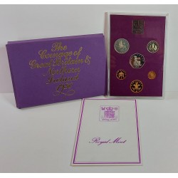 INGHILTERRA 1980 ROYAL MINT PROOF SET THE COINAGE OF GREAT BRITAIN & NORTHERN IRELAND